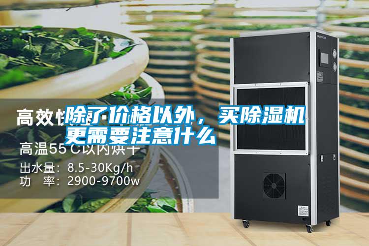 除了價格以外，買除濕機更需要注意什么