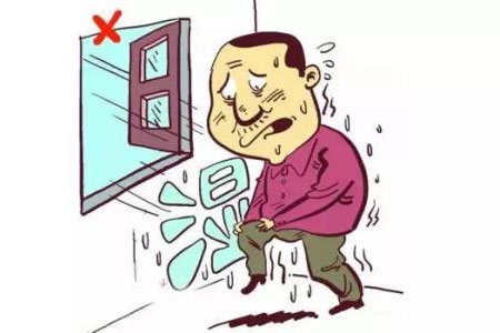 單位衛生間發出陣陣怪味，用除濕機來解決根本-潮濕