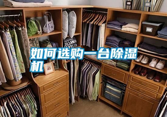 如何選購一臺除濕機(jī)