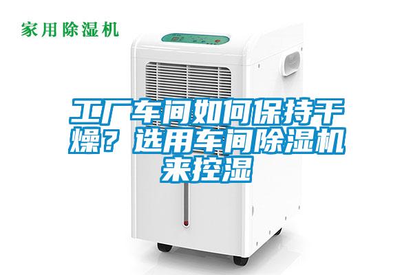 工廠車間如何保持干燥?選用車間除濕機(jī)來(lái)控濕