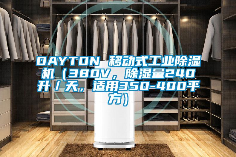 DAYTON 移動式工業(yè)除濕機(jī)(380V,除濕量240升/天,適用350-400平方)