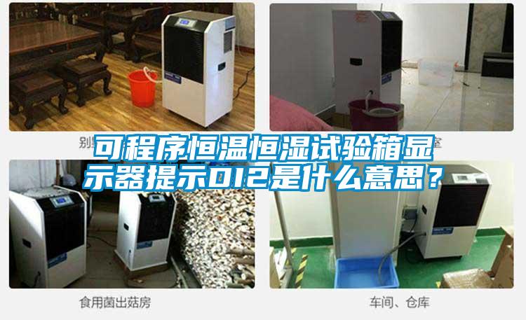 可程序恒溫恒濕試驗箱顯示器提示DI2是什么意思?