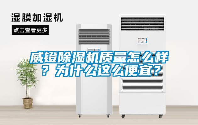 威鐙除濕機質量怎么樣？為什么這么便宜？