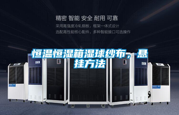 恒溫恒濕箱濕球紗布，懸掛方法