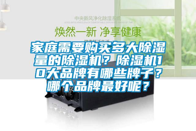 家庭需要購買多大除濕量的除濕機？除濕機10大品牌有哪些牌子？哪個品牌最好呢？