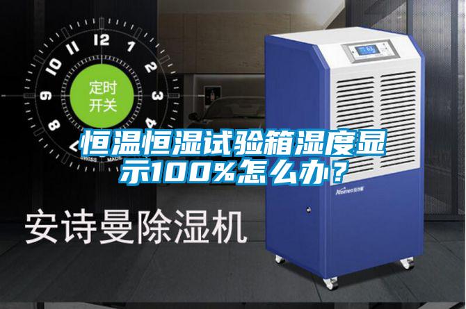 恒溫恒濕試驗箱濕度顯示100%怎么辦？