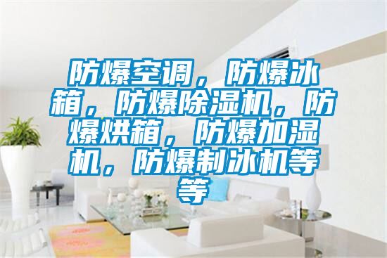 防爆空調(diào)，防爆冰箱，防爆除濕機，防爆烘箱，防爆加濕機，防爆制冰機等等